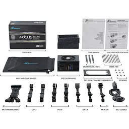 Блок живлення SeaSonic Focus SPX-650 650W (FOCUS-SPX-650) [176623] - мініатюра 8