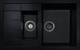 Кухонна мийка Adamant Anila Plus 775x495x200 антрацит 100001785, Антрацит