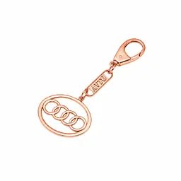 Брелок з червоного золота Audi (Ауді) (з9004.1) - мініатюра 1