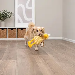 Іграшка для собак Trixie Пташка з шелестом плюш жовтий 38 см (361022) - мініатюра 3
