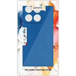 Чохол Silicone Cover Ummi Lakshmi Full Camera (AA) для Xiaomi 15 Pro Синій / Navy Blue - мініатюра 2