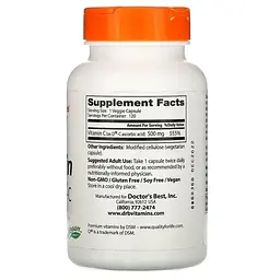 Вітамін С Doctor's Best Vitamin C 500 мг 120 капсул - мініатюра 2