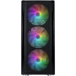 Корпус 1stPlayer X5-BK-4F1 Black без БП (X5-BK-4F1) - мініатюра 2