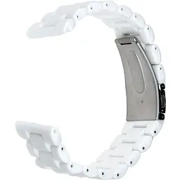 Ремінець Ceramic 22 mm Watch Gear S3/ Watch 46 mm/Xiaomi Amazfit Білий