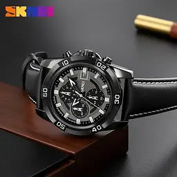 Чоловічий Годинник Skmei 9156 Avalon Чорний - мініатюра 4