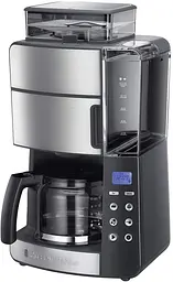 Кавоварка крапельна Grind and Brew 1.25л мелена чорно-метал Russell Hobbs teh0026159