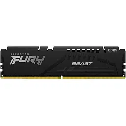 Модуль пам'яті для комп'ютера DDR5 32GB 5600 MHz Beast Black Kingston Fury (ex.HyperX) (KF556C40BB-32) - мініатюра 2
