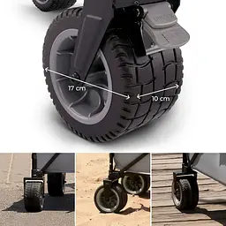 Складний туристичний візок Kinderkraft Rollster Mystic Black (KSROLL00BLK0000) - мініатюра 4