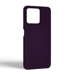 Карбоновый чехол для Realme C35, LikeCarbon, фиолетовый, панель, защитный чехол-накладка, ультратонкий и легкий, противоударный, обеспечивает защиту от ударов, падений и царапин, ArmorStandart (ARM71938) - мініатюра 2