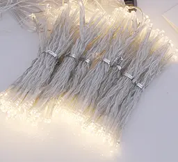 Світлодіодна гірлянда LTL Штора Сurtain 5*3 метрів 600 led 220v тепле світіння - мініатюра 5
