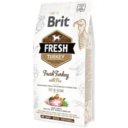 Сухий корм для собак Brit Fresh Turkey/Pea Light Fit and Slim Adult 2.5 кг (8595602530809) - мініатюра 1