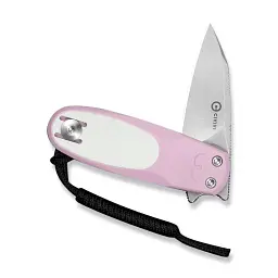 Ніж складаний кишеньковий Civivi Purr, (4.65 см) Nitro-V / G10 рожевий/білий - мініатюра 3