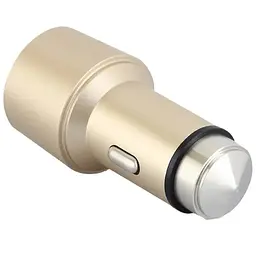 Автомобільний зарядний пристрій в прикурювач UFT CC1 Gold 2 usb порти - мініатюра 2