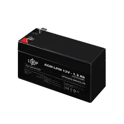 Акумулятор AGM LPM 12V - 1.3 Ah - мініатюра 3
