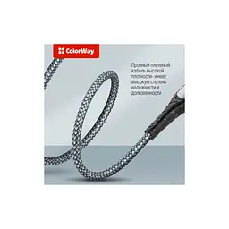 Дата кабель USB-C to Lightning 1.0m ColorWay (CW-CBPDCL033-GR) - мініатюра 6