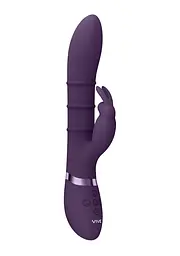 Вібратор-кролик Vive Sora 24.2 см (фіолетовий) - мініатюра 13