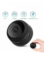 Міні-камера IP P2P HD камера з WiFi A9 чорна 4.5х4.5х2.5 см бездротова - мініатюра 5