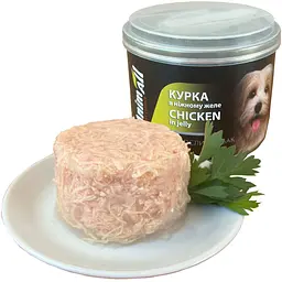 Вологий корм для собак AnimAll курка в ніжному желе 195 г - мініатюра 2