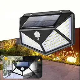 Світильник LED BK-100 зовнішній накладний з сонячною батареєю та датчиком руху - мініатюра 6