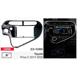Перехідна рамка Toyota Prius C Carav 22-1286 - мініатюра 5