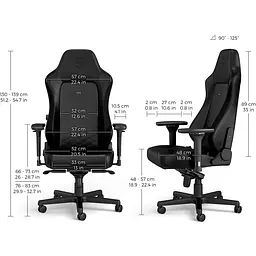 Геймерське крісло Noblechairs HERO Black (NBL-HRO-PU-BLA) [166907] - мініатюра 5
