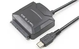 Перехідник USB 3.1 Type-C --> SATA III (F) 2.5/3.5 7+15pin з Блок живлення