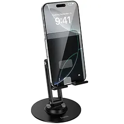 Підставка для телефону Hoco HD15 Suntuoso Black - мініатюра 3