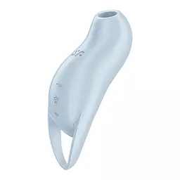 Вакуумний стимулятор клітора з вібрацією Satisfyer Pocket Pro 1 блакитний - мініатюра 7