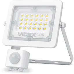 Прожектор Videx LED F2e 20W 5000K з датчиком руху та освітленості (VL-F2e205W-S) - мініатюра 2