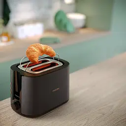 Тостер Philips Viva Collection чорний (HD2650/90) - мініатюра 7
