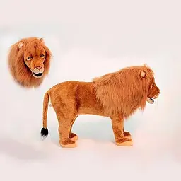 М'яка іграшка Hansa Animal Seat Лев 82 см (6079) - мініатюра 3