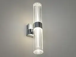 Бра настінне LED Diasha F3018HR, 5W, 220V, 275 лм, хром, акриловий плафон, сучасний стиль для дому - мініатюра 4