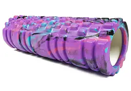 Масажний ролер EasyFit Grid Roller Multi 30 см фіолетовий (EF-20161-V)