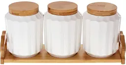 Набір банок для спецій Nouvelle Home Naturel 3 банки Bona 36х11,5х16 см kuh0008073