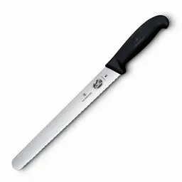 Кухонний ніж Victorinox Fibrox Larding 25 см Serrated Black (5.4233.25)