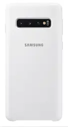 Чохол силіконовий Silicone Cover EF-PG973TWEGRU для Samsung Galaxy S10 (6.1") White