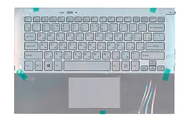 Клавіатура для ноутбука Sony Vaio (SVP11) Silver, (Silver TopCase)