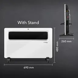 Обігрівач конвектор Trotec TCH 1510 E White 1500W - мініатюра 3