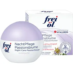 Нічний догляд для обличчя Frei Ol Hydrolipid Пасифлора для сухої та чутливої шкіри 50 мл