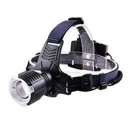 Налобний ліхтар BL-T90-P90/G035-20WS zoom + microUSB + 2х18650 + 3 режими - мініатюра 2