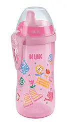 Поїльник Nuk Evolution Kiddy Cup, 300 мл, рожевий (3952389)