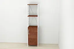 Етажерка 3/34 Ferrum-decor Серії Конект із тумбою 144x34x28 Білий ДСП Венге (FRD-105529) - мініатюра 3