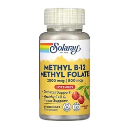 Метил Б12 і Метил Фолат Methyl B-12 & Methyl Folate - 60 caps
