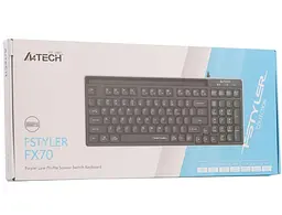 Клавіатура A4Tech Fstyler FX70 USB Black (FX70 (Black)) - мініатюра 8