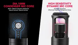 Мікрофон Fifine динамічний XLR (K669D) - мініатюра 7