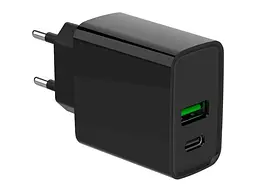 Мережевий зарядний пристрій Gembird 20 W Black (TA-UC-PDQC20-01-BK) - мініатюра 2