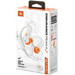 Навушники JBL Endurance Peak 4 White (JBLENDUPEAK4WHT) - мініатюра 8