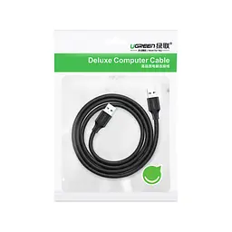 Дата кабель USB 2.0 AM/AM 0.5m US102 black Ugreen (10308) - мініатюра 2