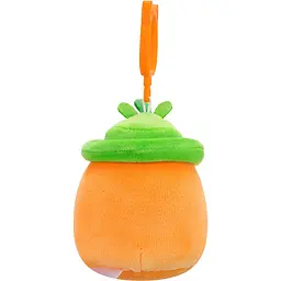 М'яка іграшка на кліпсі Squishmallows Морквинка Кароліна 9 см (SQCP00462) - мініатюра 6