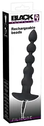 Анальний стимулятор Black Velvets Rechargeable Beads чорний - мініатюра 9